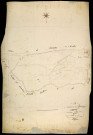 Montigny-aux-Amognes, cadastre ancien : plan parcellaire de la section D dite du Bourg, feuille 5
