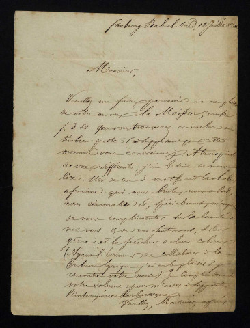 FEUILLET (E.), à Alger : 2 lettres.