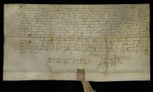 Vêtures et investitures. - Abbaye de Bellevaux (commune de Limanton), nomination d'Henry Verlot comme sacristain : lettres d'investiture.