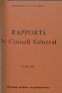 Session du Conseil général des 18-19 mai 1976 : rapports du préfet (n° 1-91), table des matières (5 p.)