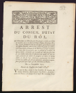 Arrest du Conseil d'État du Roy, qui déclare sujets aux Huit Sous pour livre prorogés ou établis par l'Edit de novembre 1771, les droits de Péage, Passage, Pontonage, Port, Bac, Leyde, etalage & autres de cette espèce, qui se lèvent au profit des différents Seigneurs, dans les villes, bourgs & Paroisses des élections de Châteauchinon, de Gannat & de Montluçon […] Du 21 novembre 1773