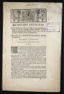 Mémoire signifié pour Messire Jean-Joseph Sallonnier, Ecuyer, Seigneur d'Avrilly, […] Intimé & Demandeur. Contre Pierre Meunier & Marie Joux sa femme, Appellans & Défendeurs. Retrait lignager dans la coutume de Nevers