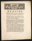 Mémoire pour le Sieur Bourdaloue, Prieur-Curé d'Urçai-en-Berry, Défendeur & Demandeur ; Contre le Sieur Josset, Notaire, au nom & comme Procureur Fabricien de la Paroisse d'Urçai, Demandeur & Defendeur