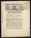 Mémoire pour le Marquis de Verquigneul, contre le Prince de Ghistelles, seigneur de Beuvri