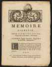 Mémoire signifié, pour Jean-Baptiste Lamothe, négociant à Bordeaux, défendeur. Contre Jacques Garesche, Négociant à La Rochelle, demandeur