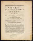 Arrest du Conseil d'Estat du Roy, du 16 may 1724, et lettres patentes sur iceluy. Données à Versailles le 16 dudit mois & an. Registrées en la Cour des Aydes le 24 May audit an. Concernant la collecte dans les elections de Moulins, Nevers, Montluçon & Gueret