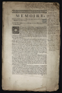 Mémoire pour Messire Jean-Marie Sallonnier, Seigneur de Montbaron & de Couloize. Contre Messire Louis Demeun de La Ferté, Comte de La Rochemillay