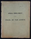 Affaire Mirloret contre Claude, dit Noël Comte