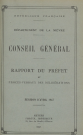 Session du Conseil général des 22-23 avril 1947 : rapport du préfet (p. 1-61), procès-verbaux des délibérations (p. 63-227), table des matières (p. 229-248)