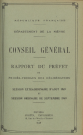 Session du Conseil général des 27-29 septembre 1949 : rapport du préfet (p. 1-80)