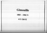 Gimouille : actes d'état civil (naissances).